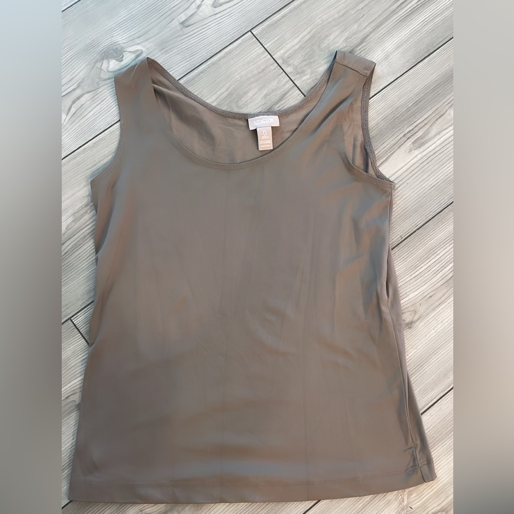 Chicos Taupe Tank
